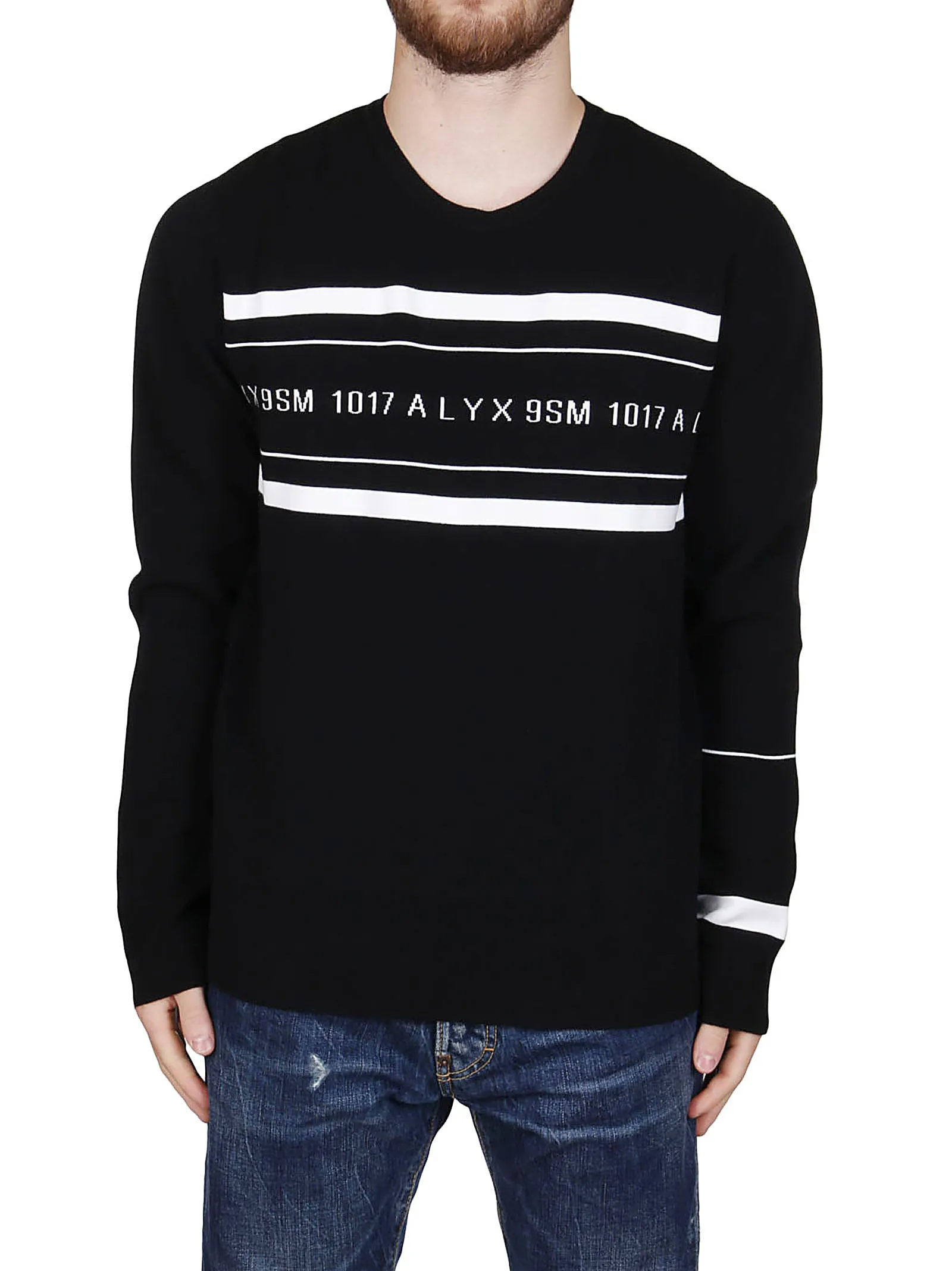 1017 ALYX 9SM Logo Intarsia Knitted Jumper