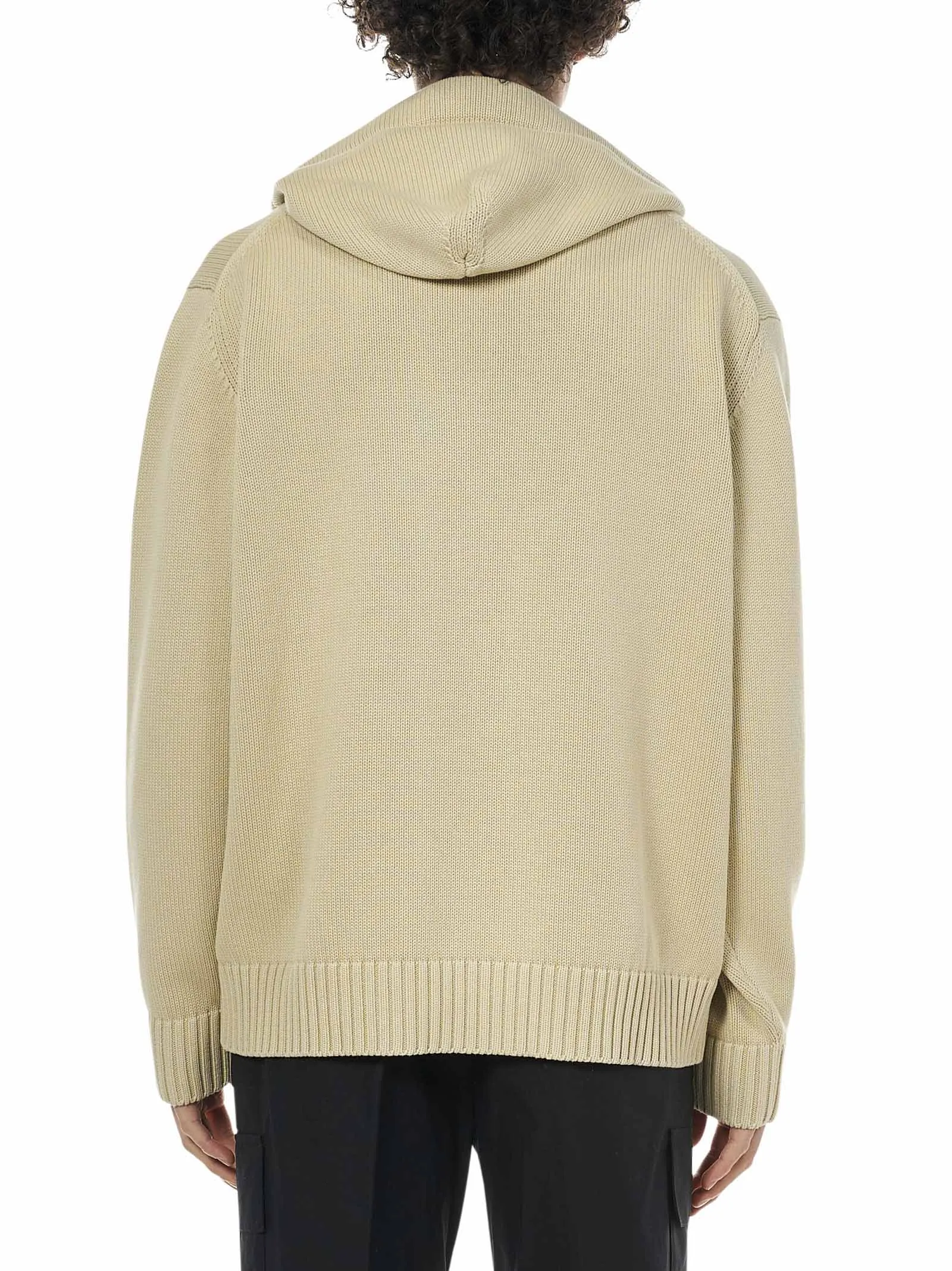 1017 ALYX 9SM Logo Printed Drawstring Knitted Hoodie