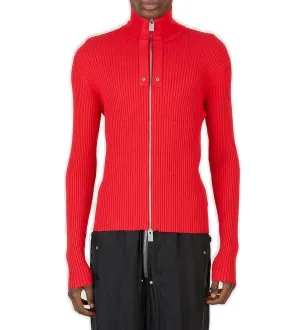 1017 ALYX 9SM Zip-Up Ribbed Knit Sweater