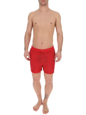 Acne Studios Logo Embroidered Swim Shorts