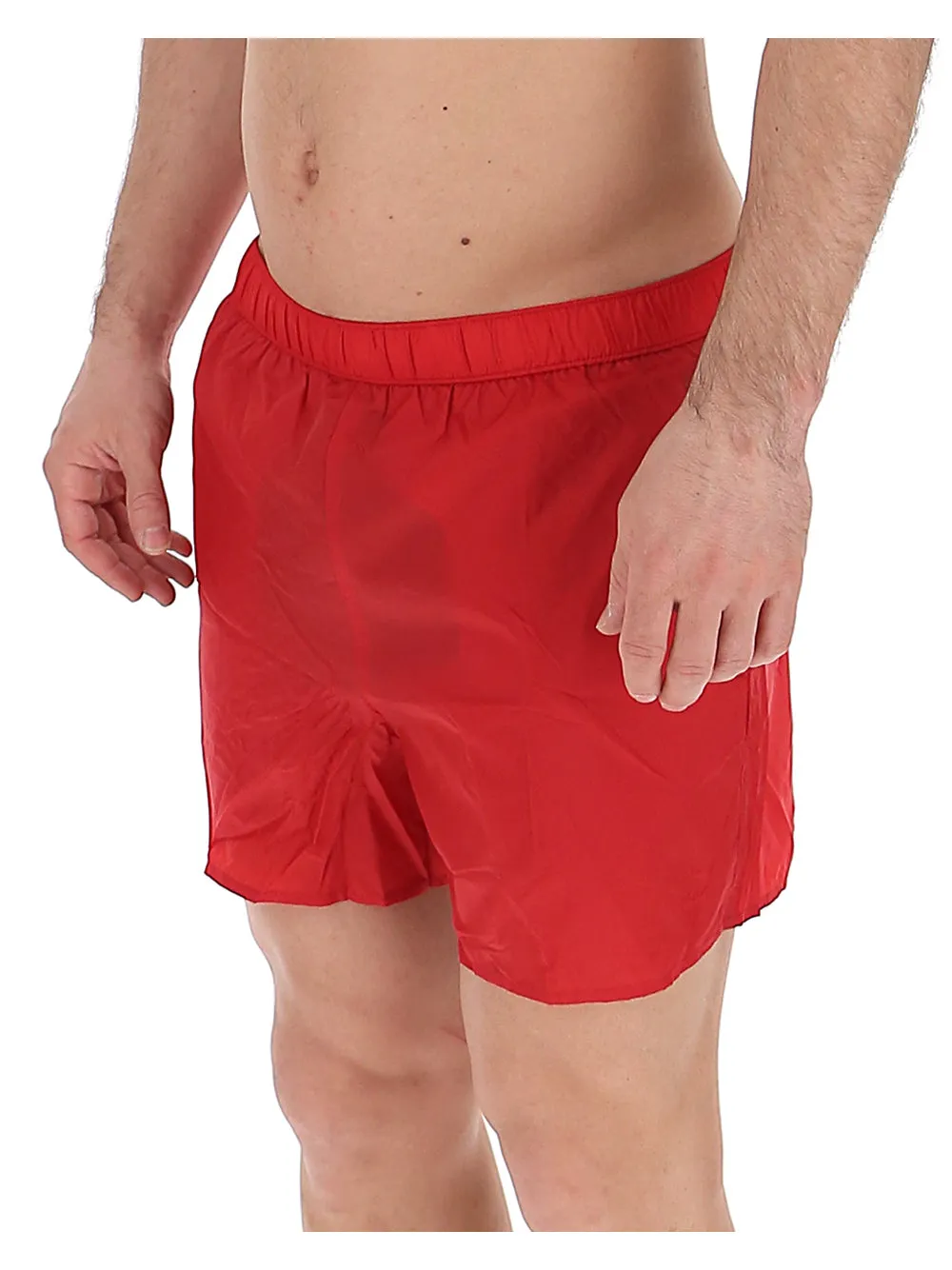 Acne Studios Logo Embroidered Swim Shorts