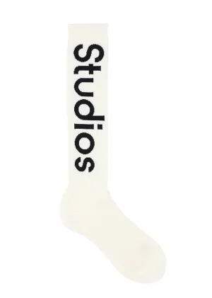 Acne Studios Logo Intarsia Socks
