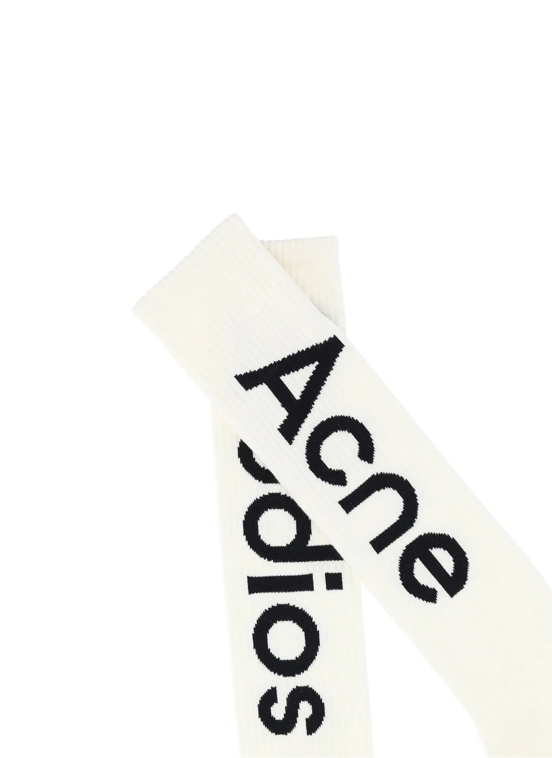 Acne Studios Logo Intarsia Socks