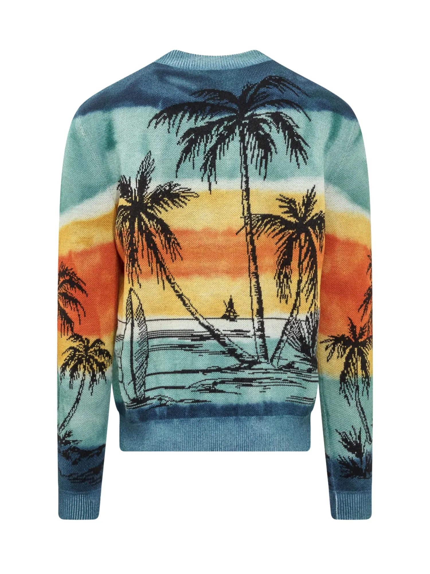 Alanui Paradise Island Straight Hem Knitted Jumper