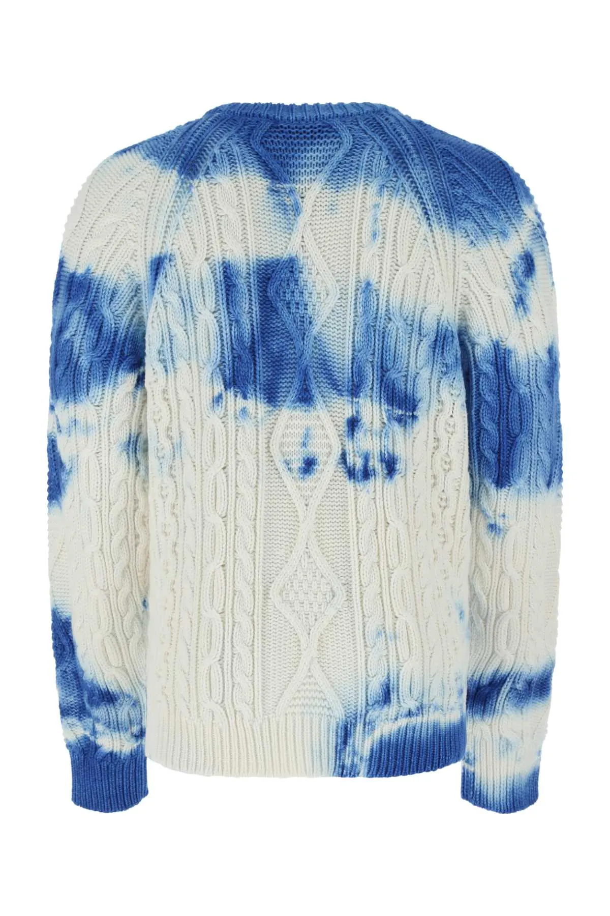 Alanui Tie-Dye Effect Cable Knitted Jumper