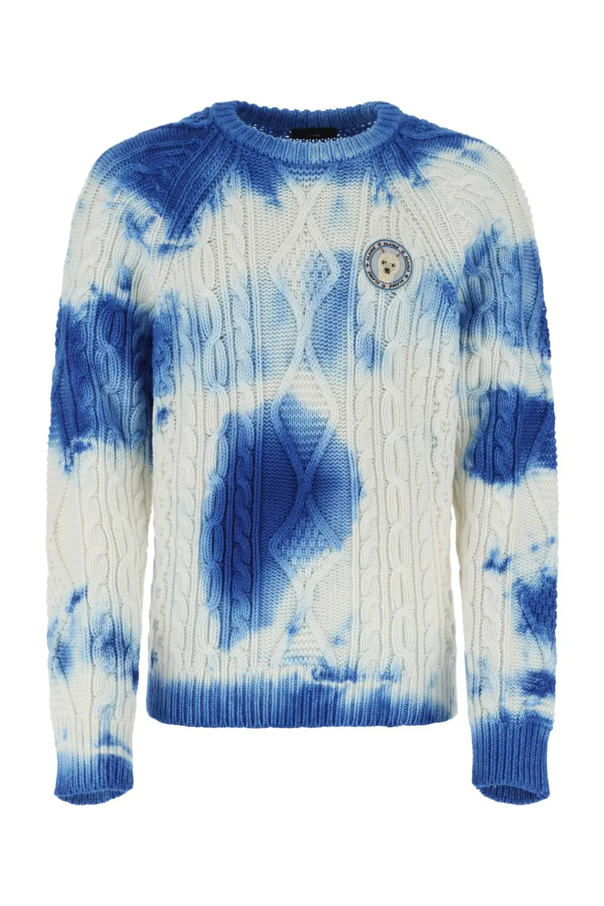 Alanui Tie-Dye Effect Cable Knitted Jumper
