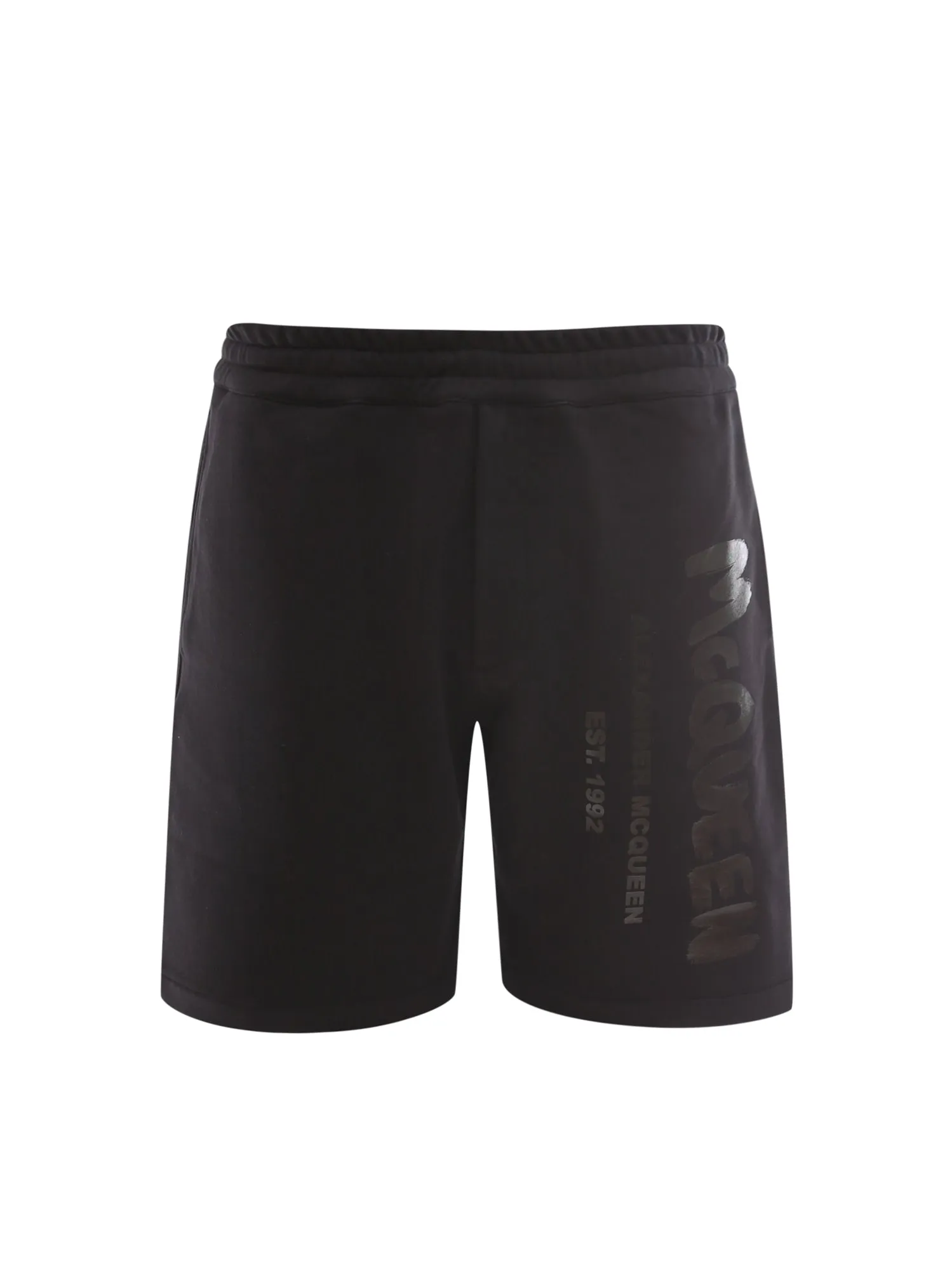 Alexander McQueen Graffiti Logo Printed Shorts