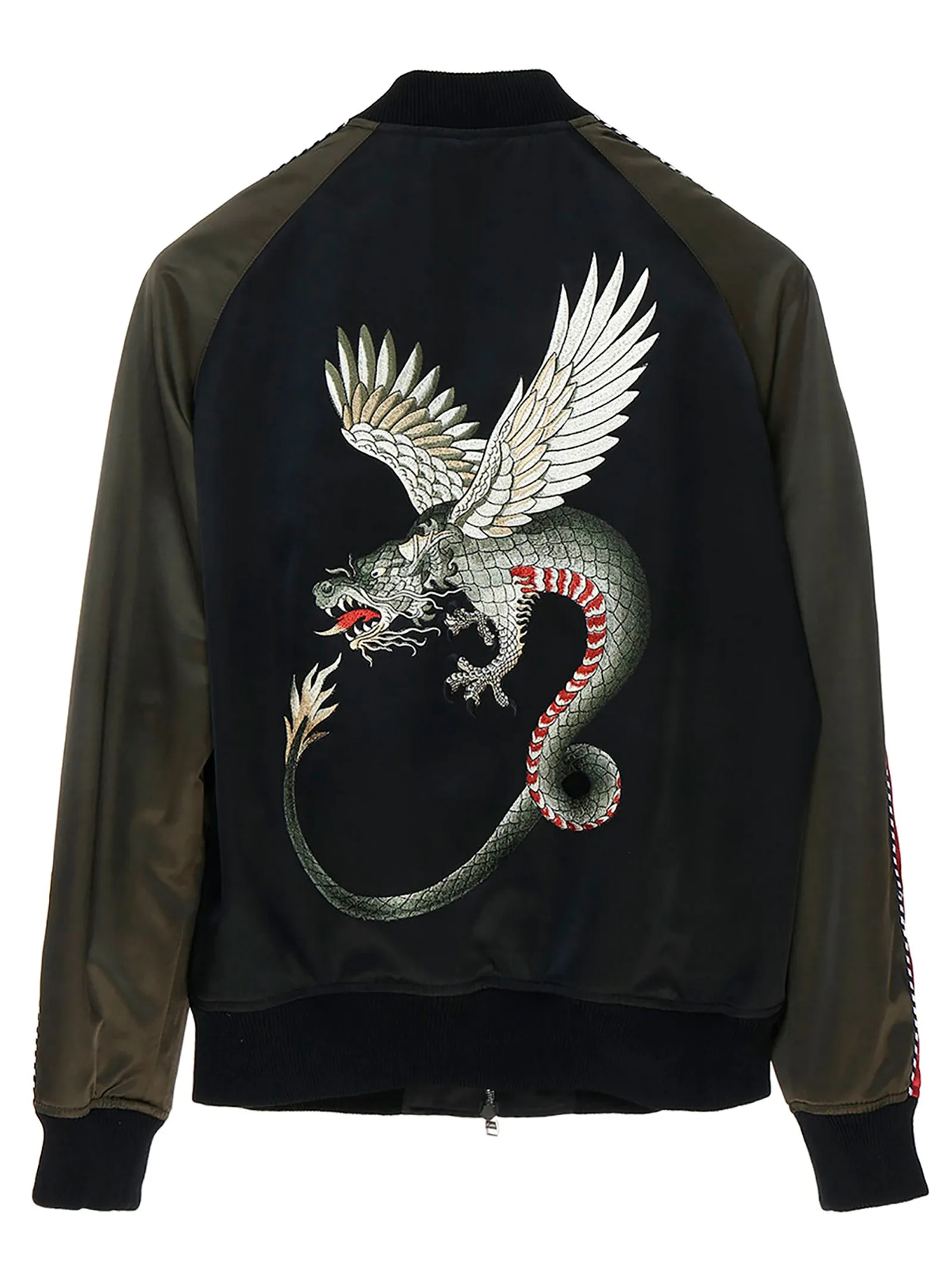 Alexander McQueen Logo Bomber Jacket