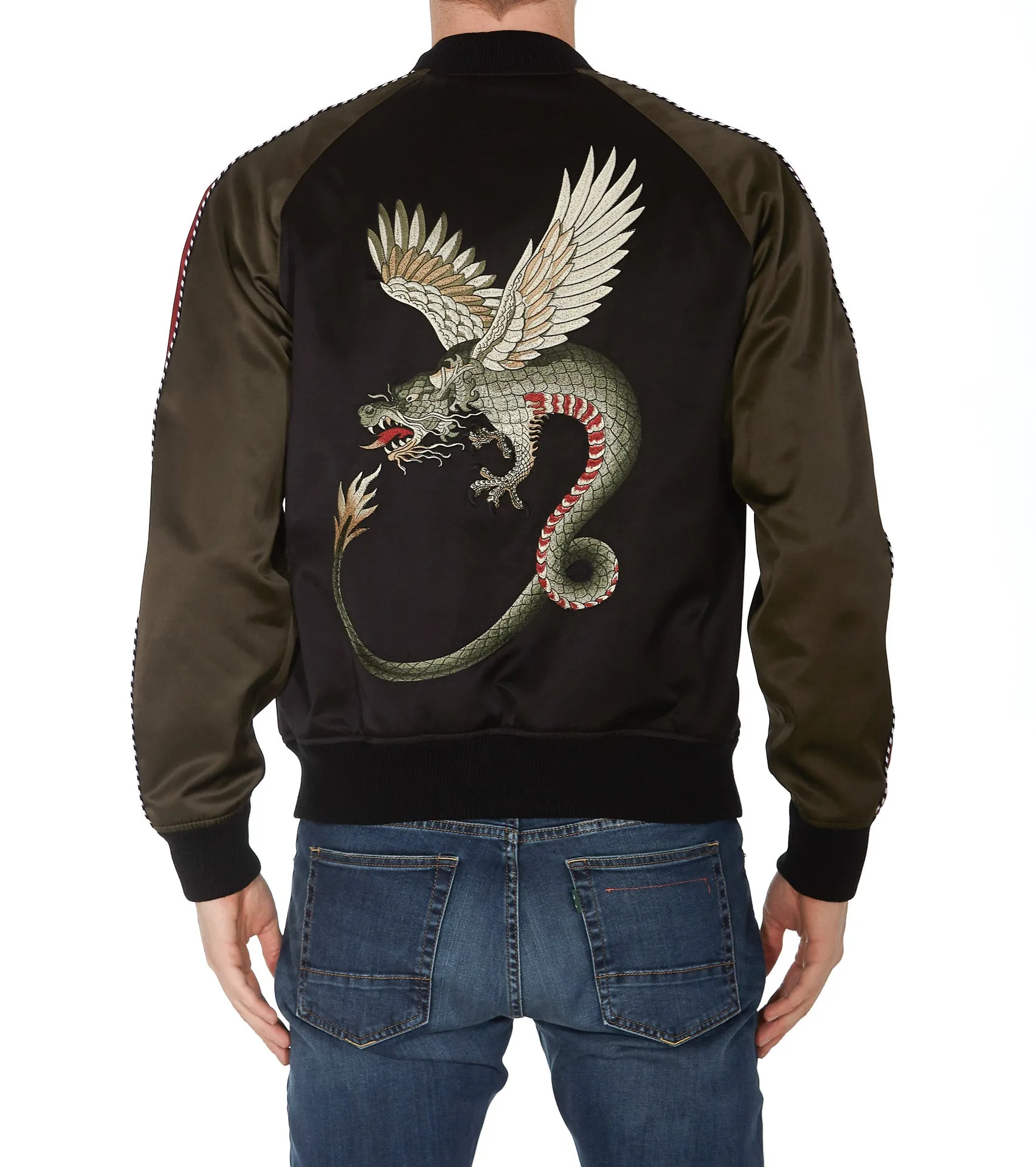 Alexander McQueen Logo Bomber Jacket