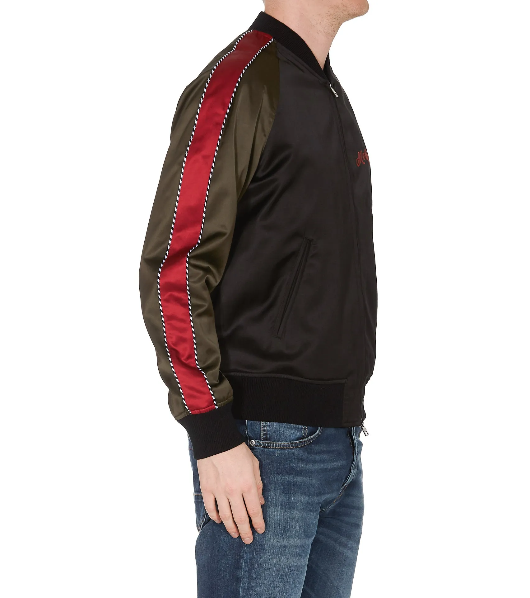 Alexander McQueen Logo Bomber Jacket