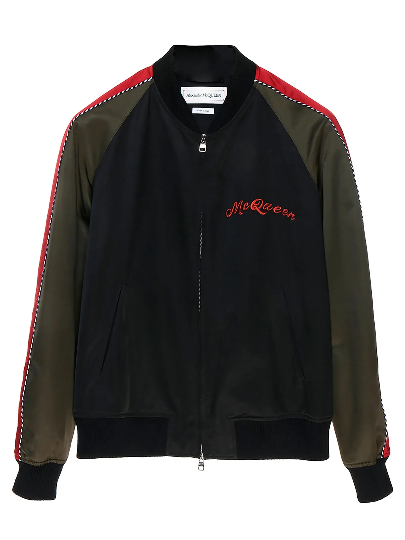 Alexander McQueen Logo Bomber Jacket