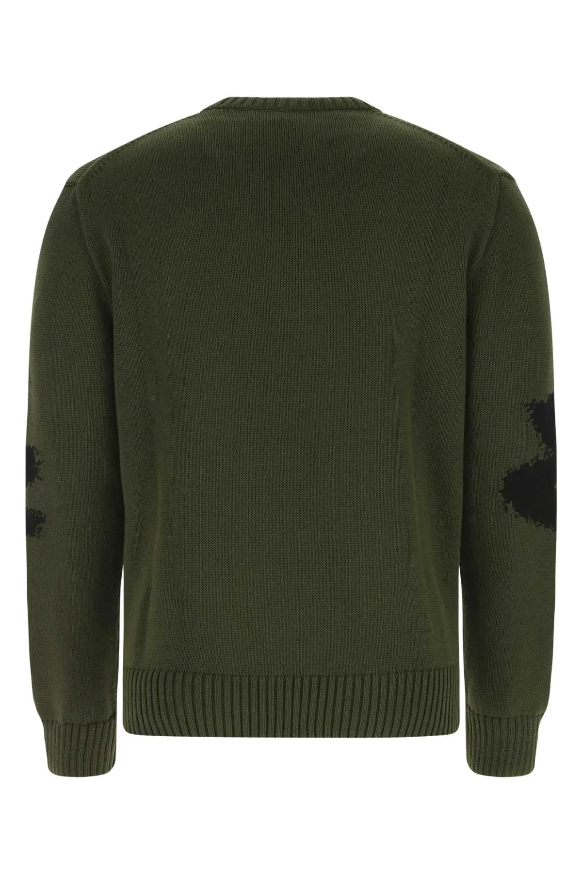 Alexander McQueen Logo Intarsia Crewneck Sweater