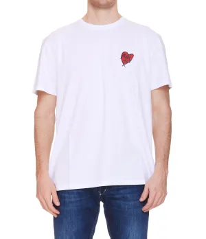 Alexander McQueen Logo Patch Crewneck T-Shirt