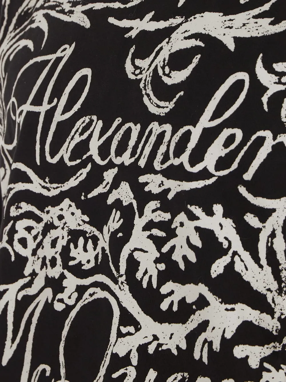 Alexander McQueen Logo Printed Crewneck T-Shirt