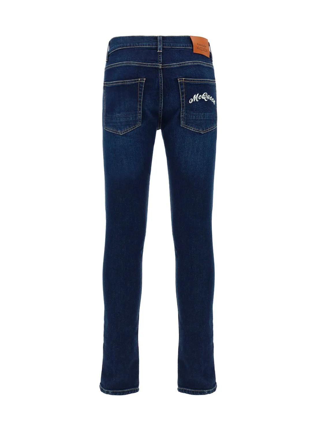 Alexander McQueen Logo Skinny Jeans