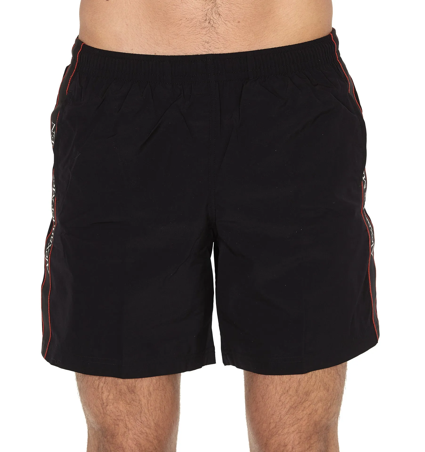 Alexander McQueen Logo Tape Swim Shorts