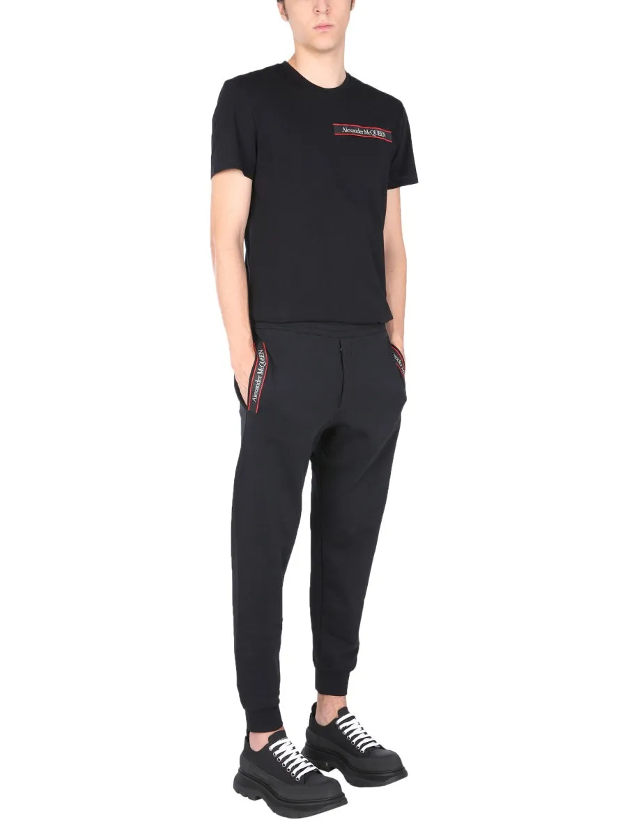 Alexander McQueen Logo Tape Track Pants