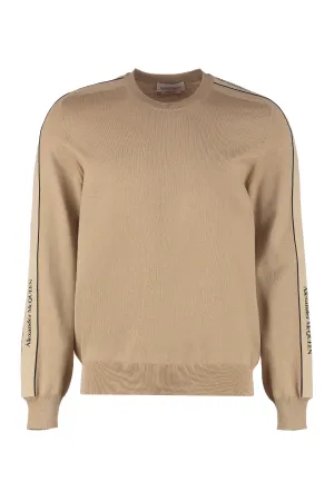 Alexander McQueen Long Sleeved Crewneck Sweater