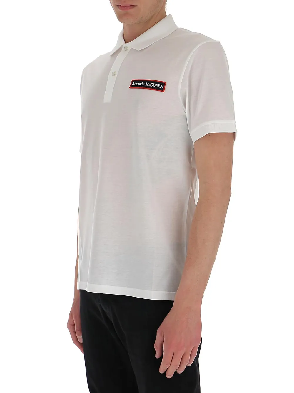 Alexander McQueen Signature Logo Polo Shirt