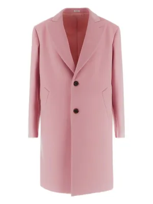 Alexander McQueen Single Breasted Long-Sleeved Coat