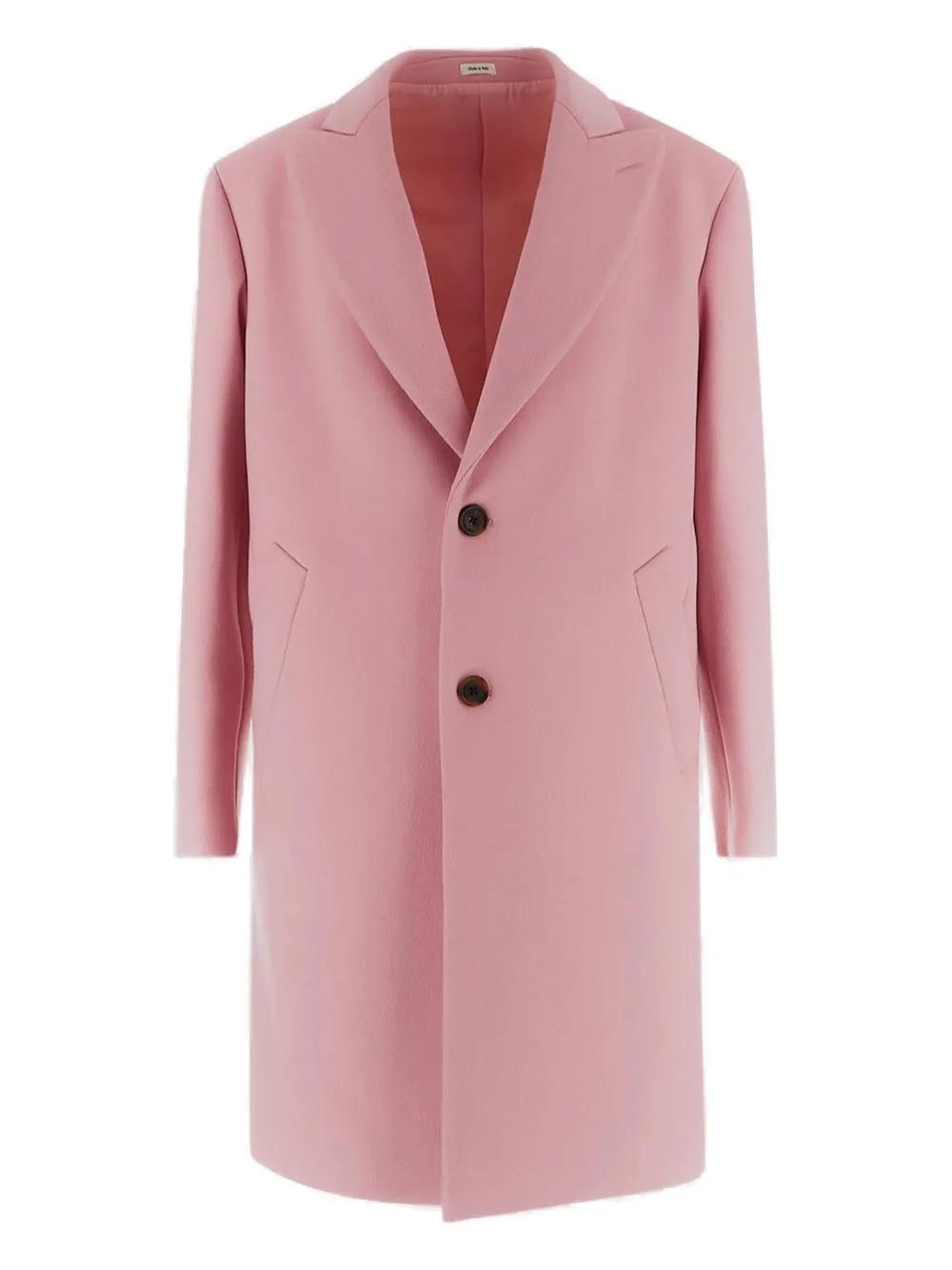 Alexander McQueen Single Breasted Long-Sleeved Coat