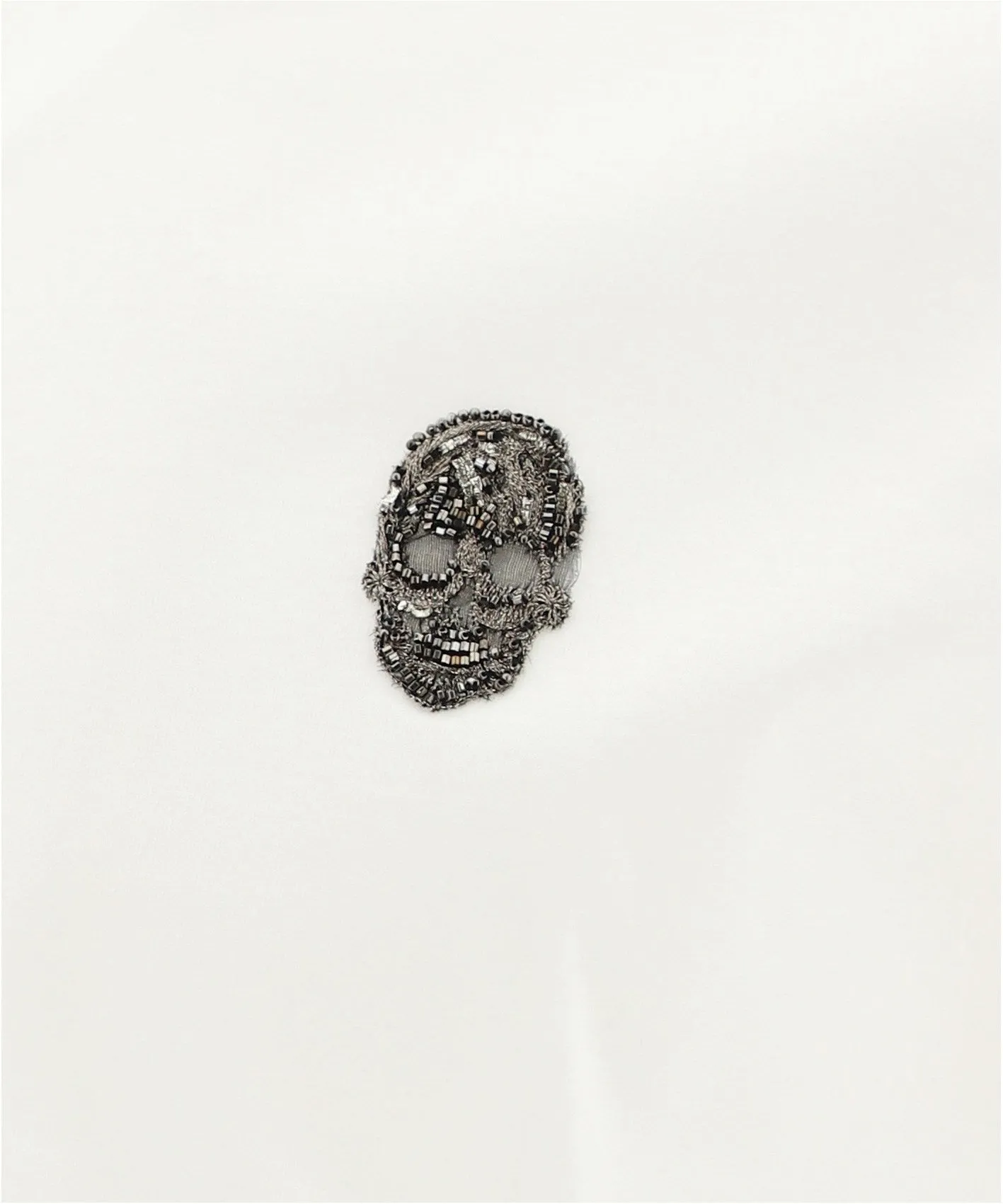 Alexander McQueen Skull Embellished Polo Shirt