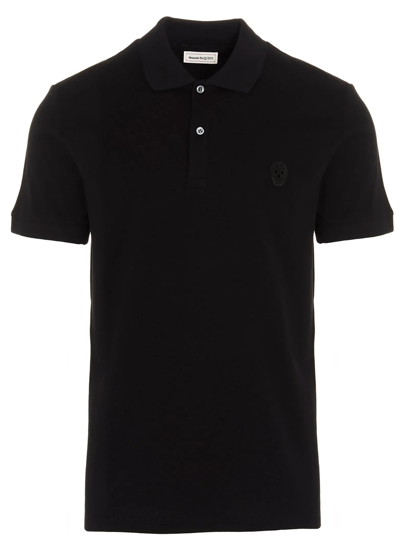 Alexander McQueen Skull Patch Polo Shirt