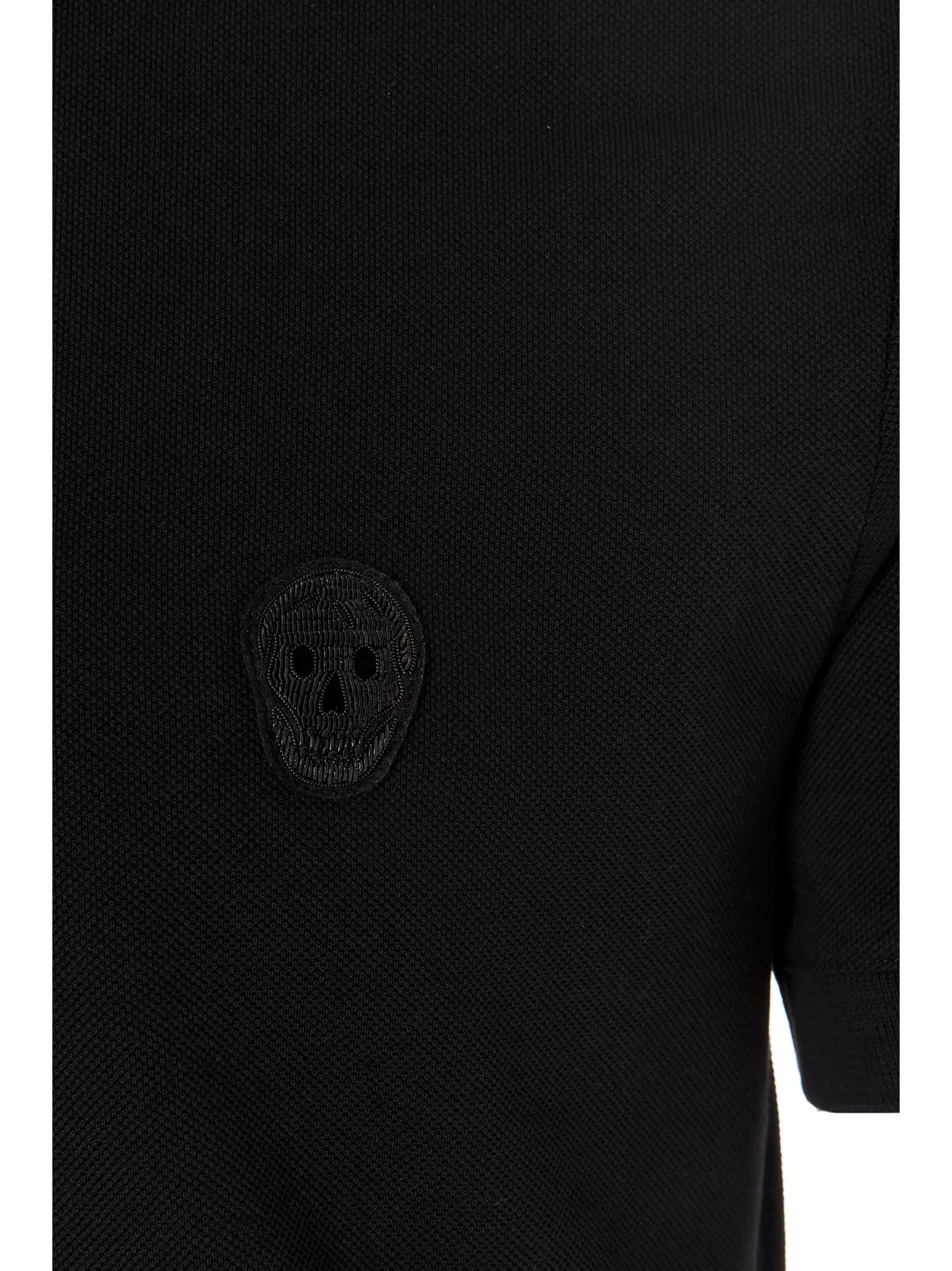 Alexander McQueen Skull Patch Polo Shirt