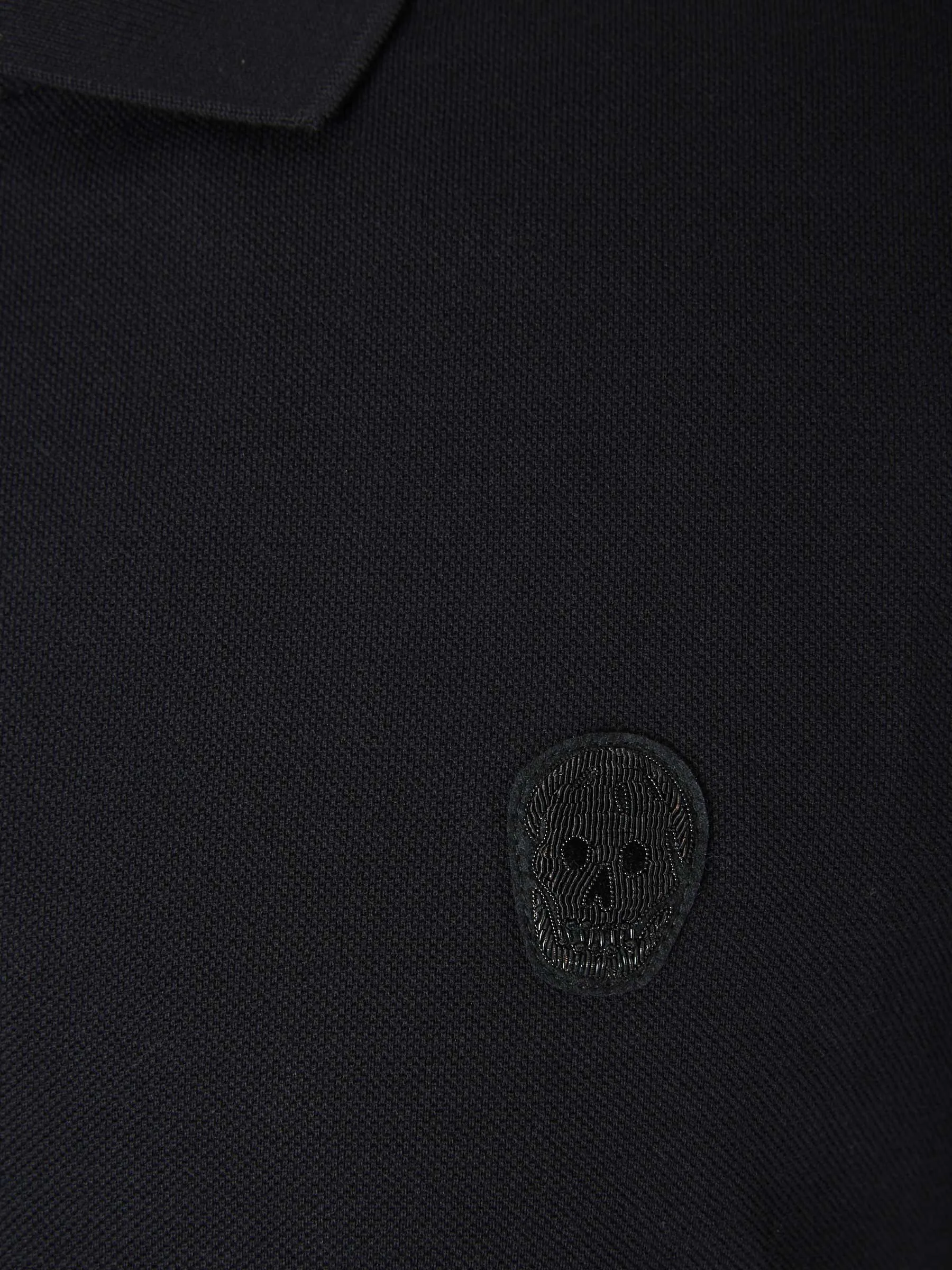 Alexander McQueen Skull Patch Polo Shirt