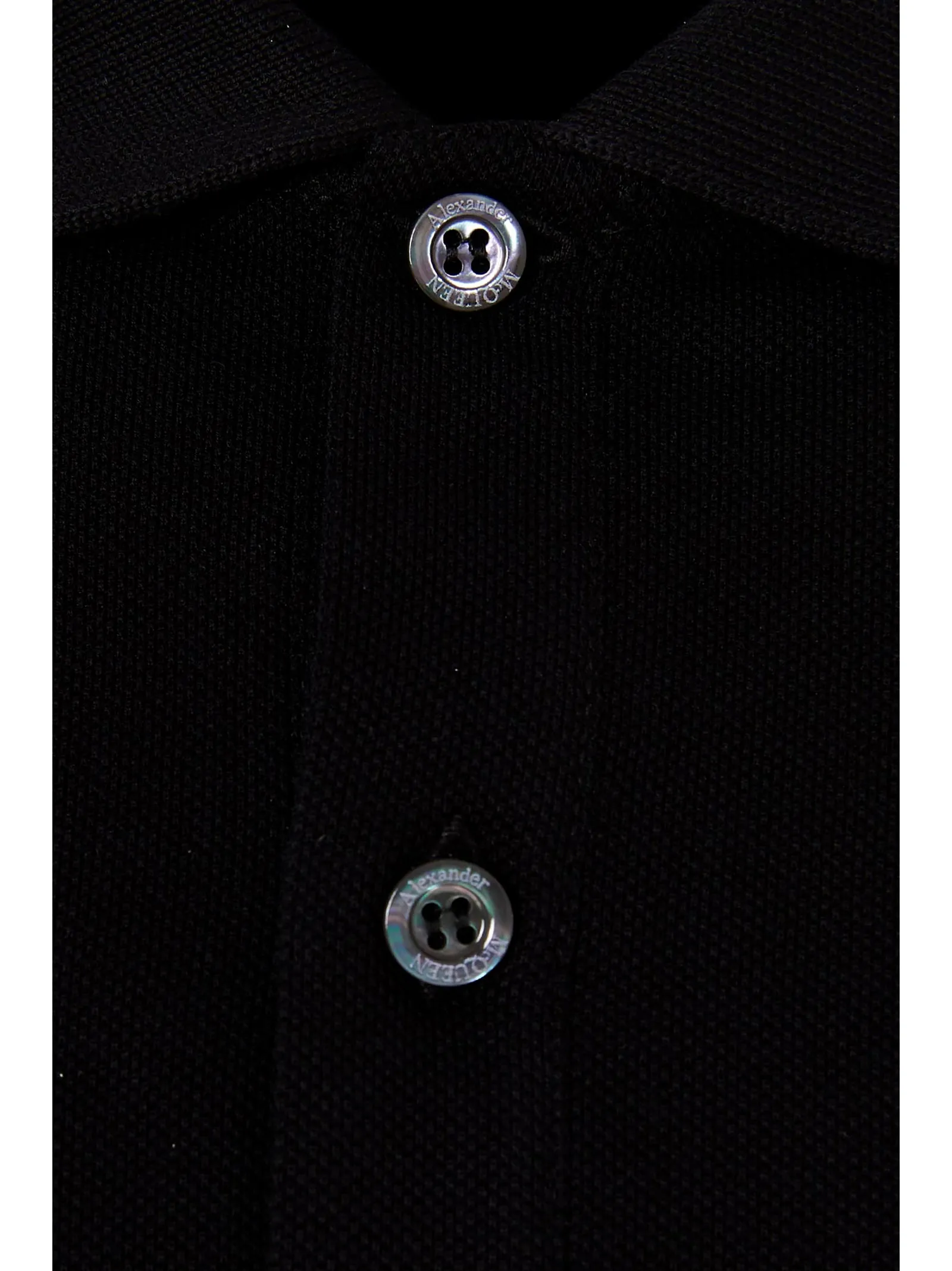 Alexander McQueen Skull Patch Polo Shirt