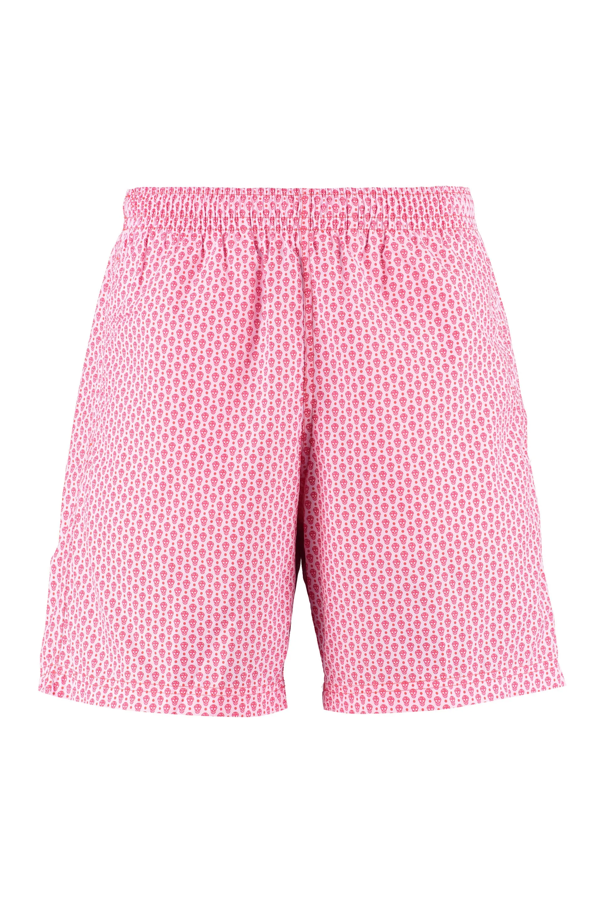 Alexander McQueen Spotted Skull Print Swim Shorts