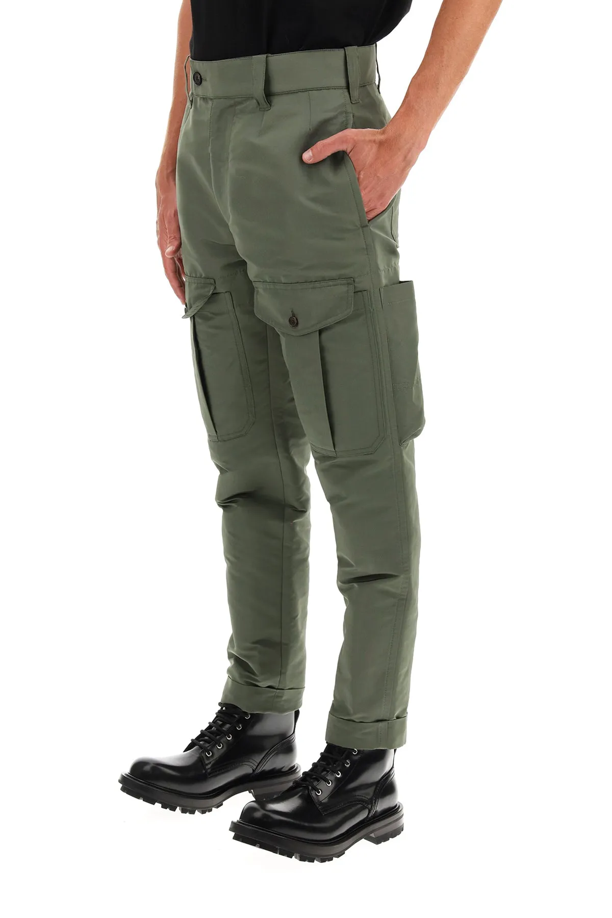 Alexander McQueen Straight-Leg Cargo Pants