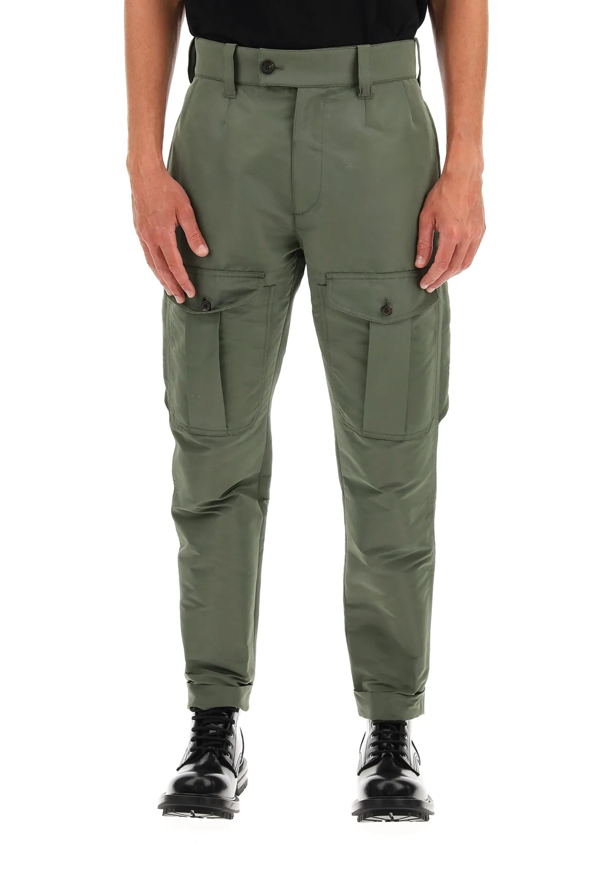 Alexander McQueen Straight-Leg Cargo Pants