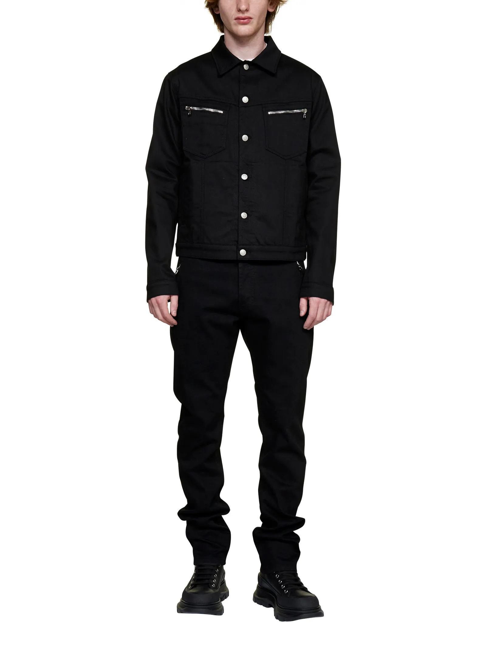 Alexander McQueen Zipped Pocket Skinny Jeans