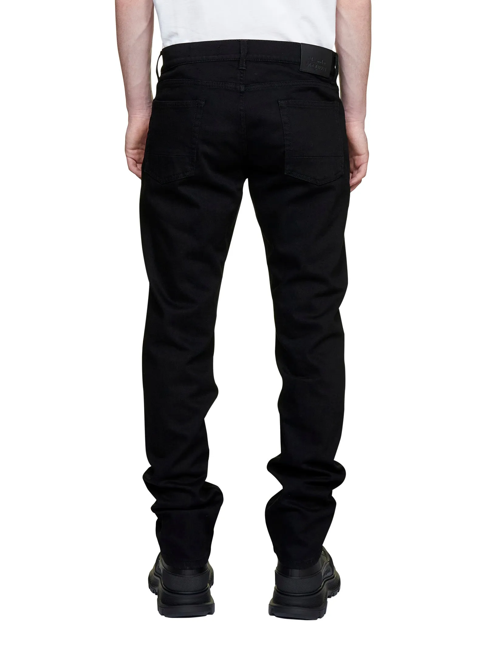 Alexander McQueen Zipped Pocket Skinny Jeans