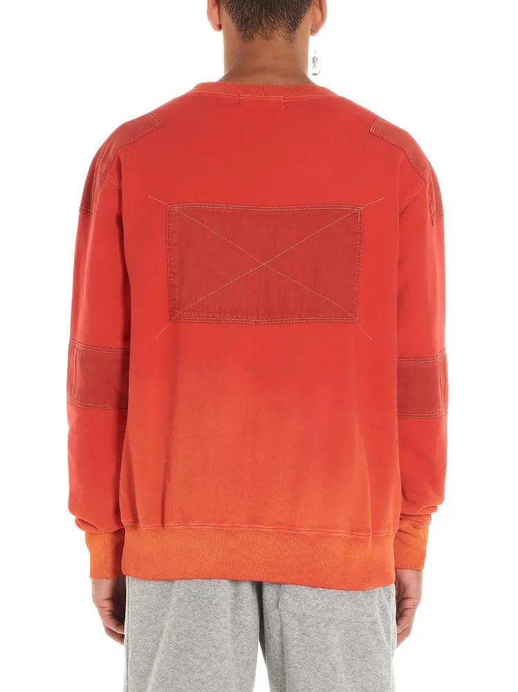 Ambush Logo Bleached Patchwork Sweater