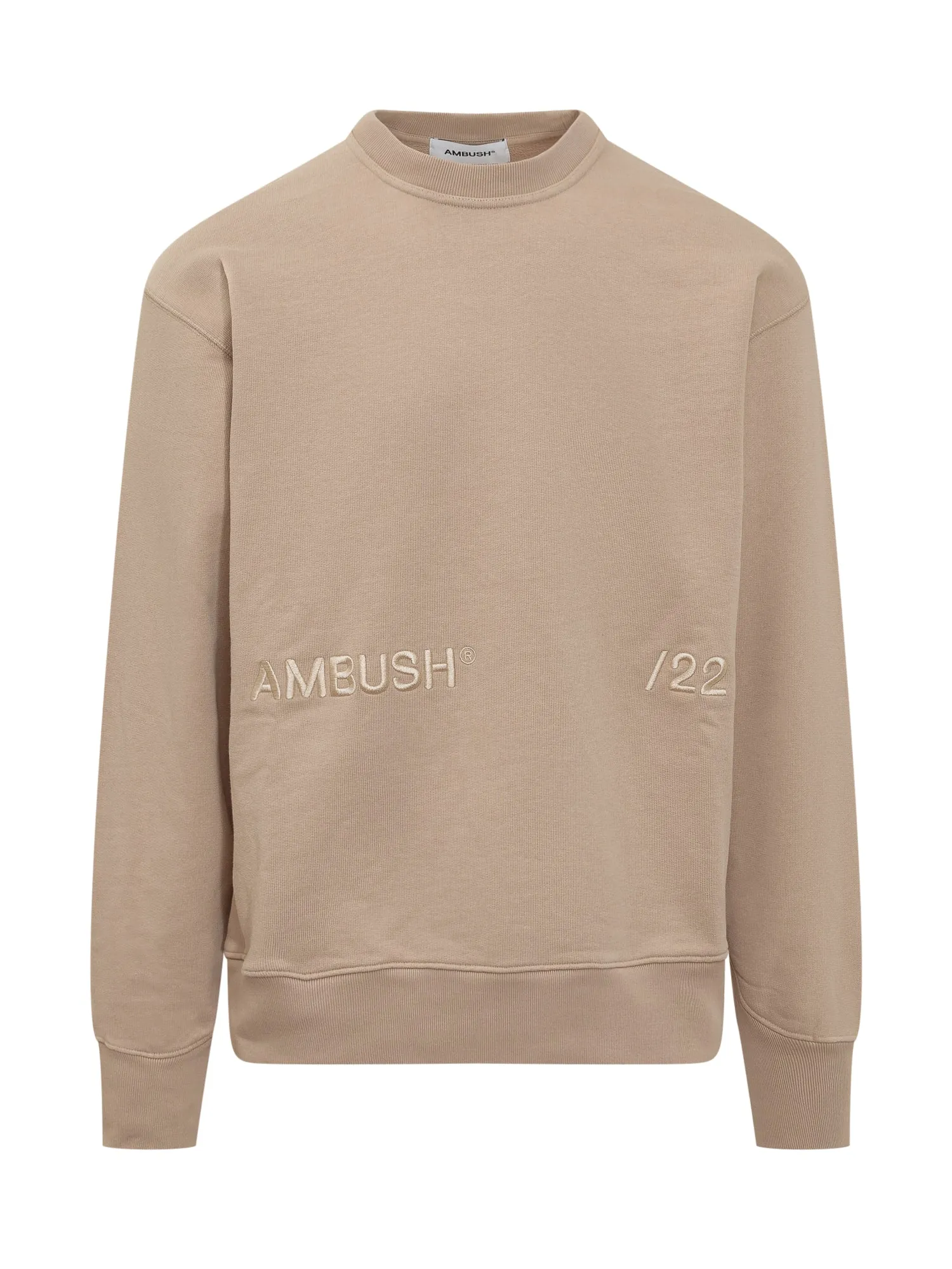 Ambush Logo Embroidered Crewneck Sweater