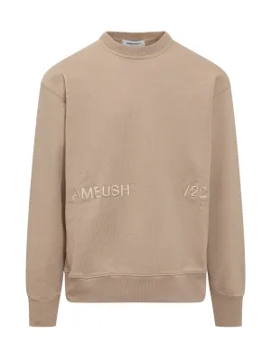 Ambush Logo Embroidered Crewneck Sweater
