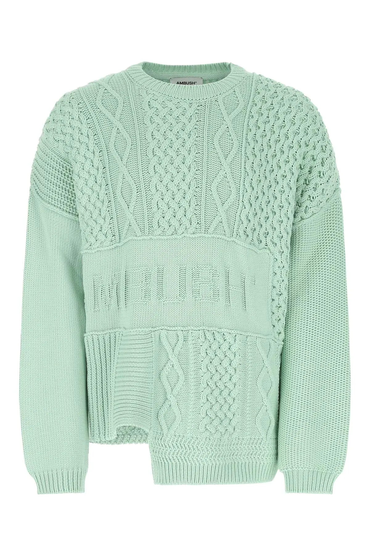 Ambush Logo Embroidered Long Sleeved Sweater