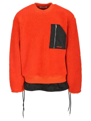 Ambush Logo Print Textured Sweater