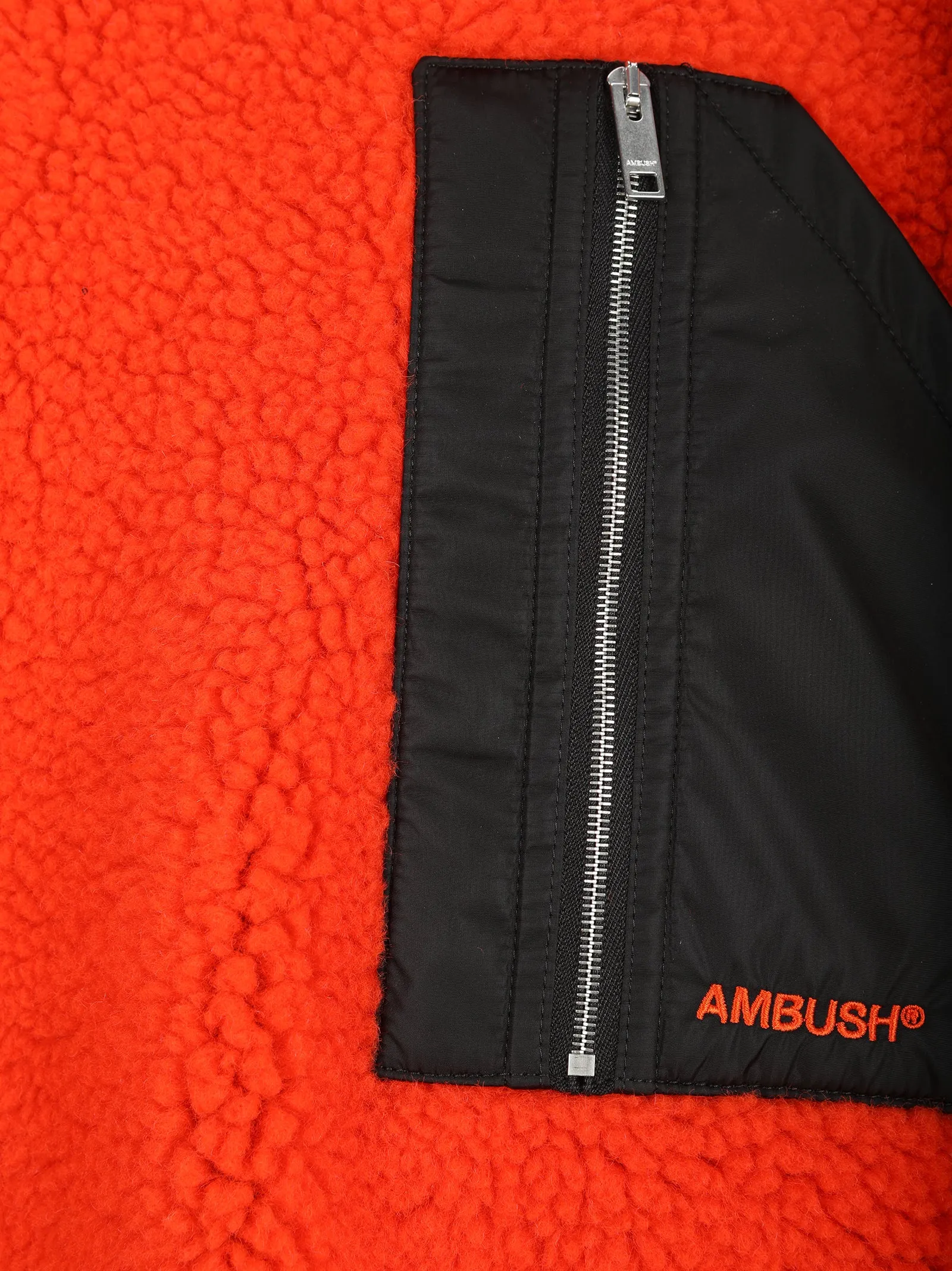 Ambush Logo Print Textured Sweater
