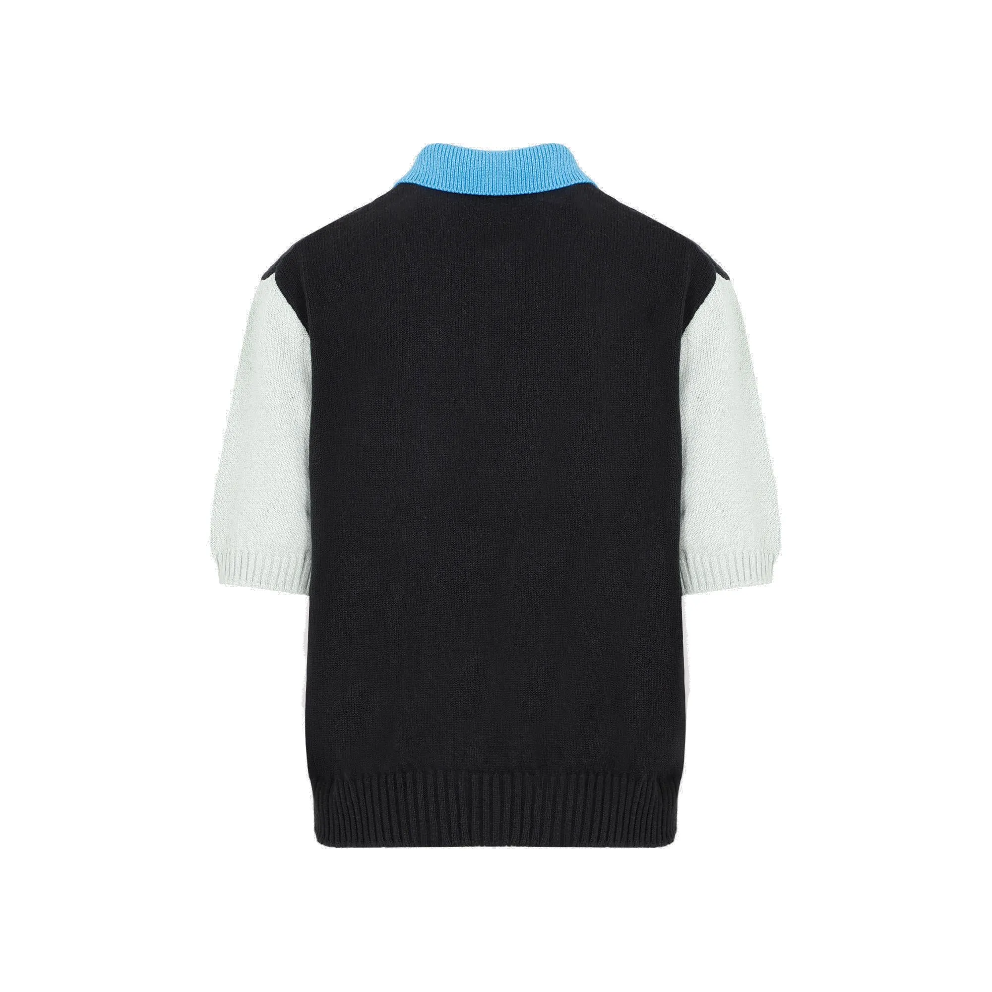 Ambush Panelled Knitted Polo Shirt