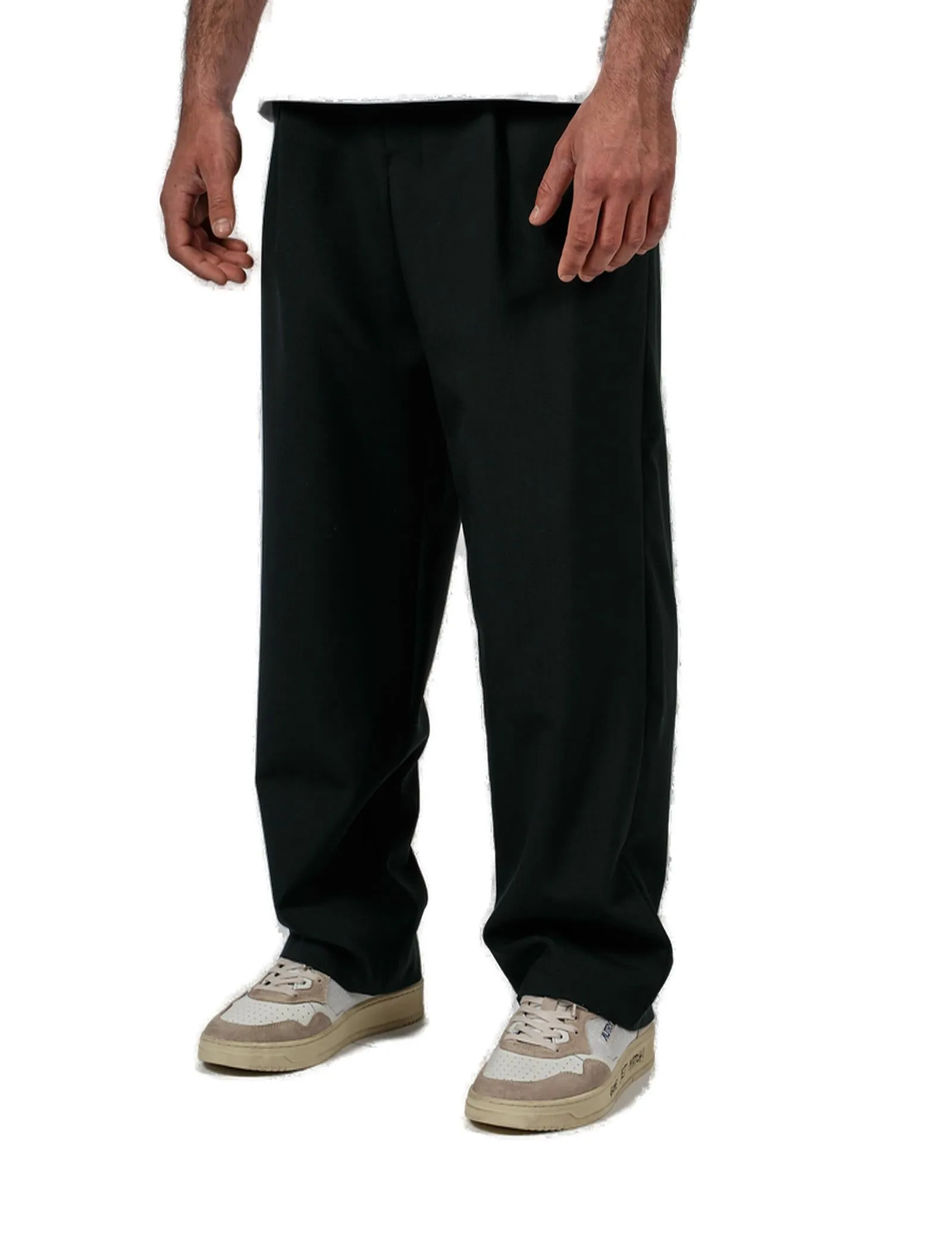 AMI Classic Wide-Leg Pants