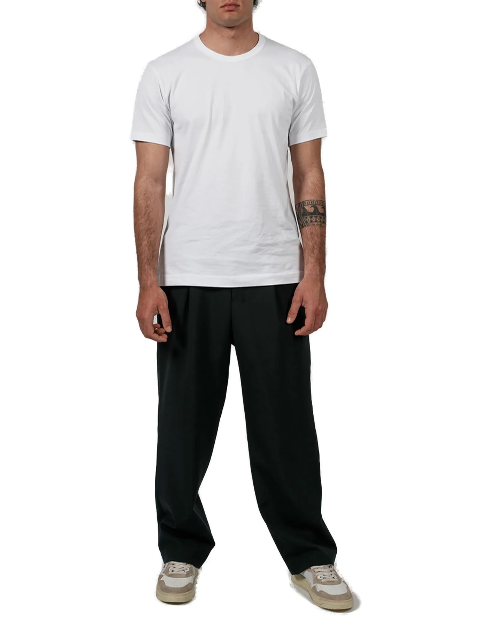 AMI Classic Wide-Leg Pants