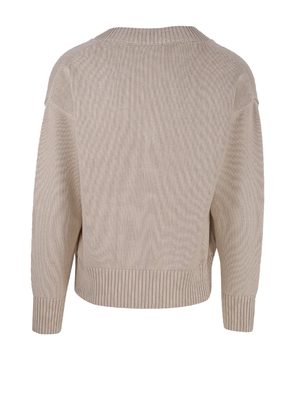 AMI Embroidered Heart Logo Knitted Jumper