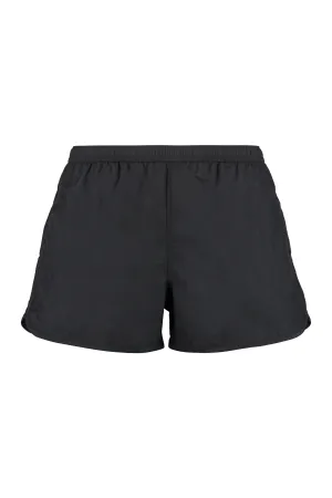 AMI Logo Embroidered Swim Shorts