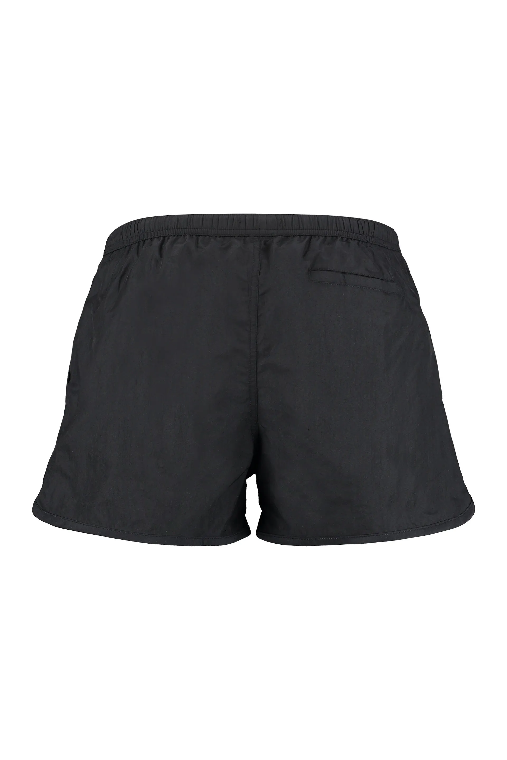 AMI Logo Embroidered Swim Shorts