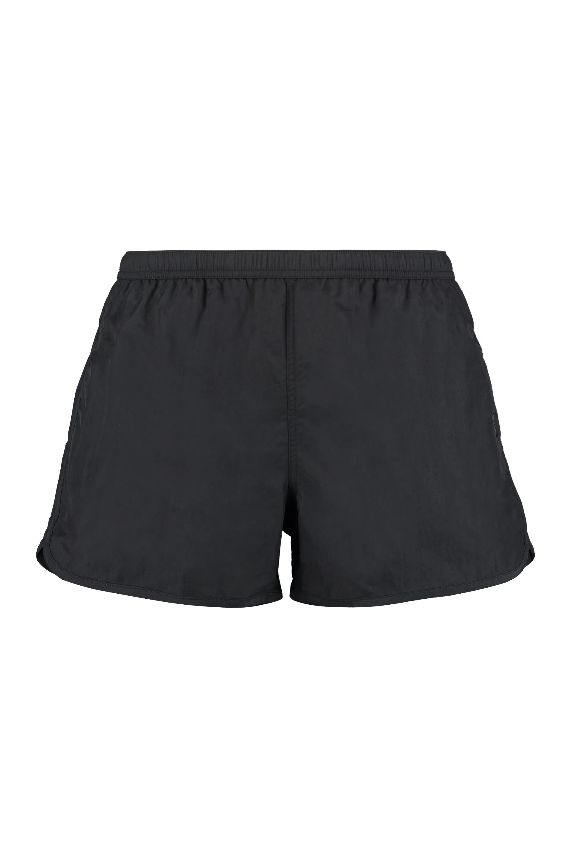 AMI Logo Embroidered Swim Shorts