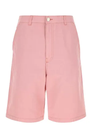 AMI Wide Leg Knee-Length Shorts