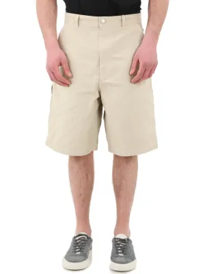 AMI Wide Leg Knee-Length Shorts